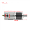 SH28-385 Planetary DC Gear Motor - 12V/24V High Torque for Compact Automation