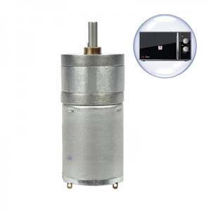 JGA25-370 DC Spur Gear Motor Multi-Voltage (6V/12V/24V) for Compact Automation