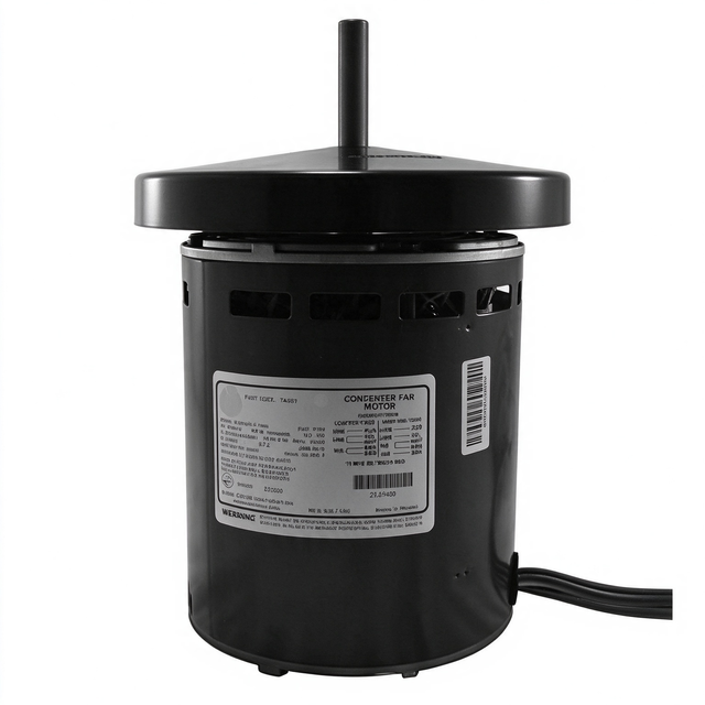 Model 1254 3/4HP 1075RPM Single Speed Condenser Fan Motor Multi Voltage HVAC Motor