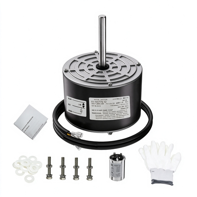 51-101774-52 PD512807 Condenser Fan Motor, 1/6HP, 825RPM, 208-230V Single Phase.