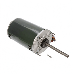 P180 single-phase HVAC AC motor, 1HP, 900RPM, 200-230/460V dual voltage, 56 frame, designed for condenser fan
